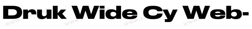 Druk Wide Cy Web字体转换
